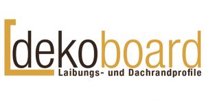Logo dekoboard für Hartschaumwinkel von dekodeck